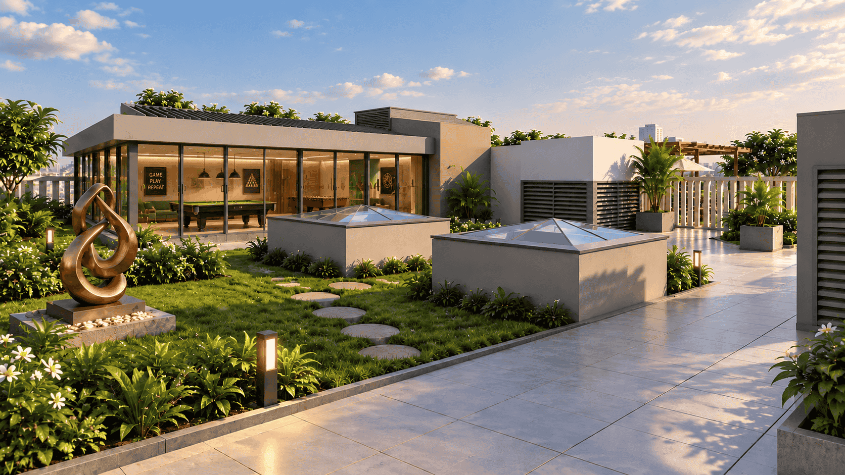 Garden elevation at Innara Vista